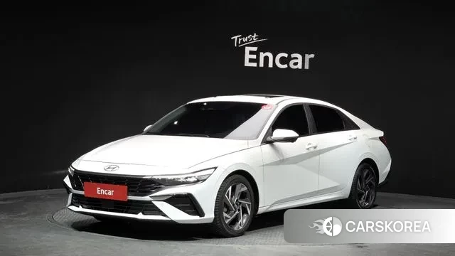 Hyundai The New Avante (CN7) 2023 Белый из Кореи