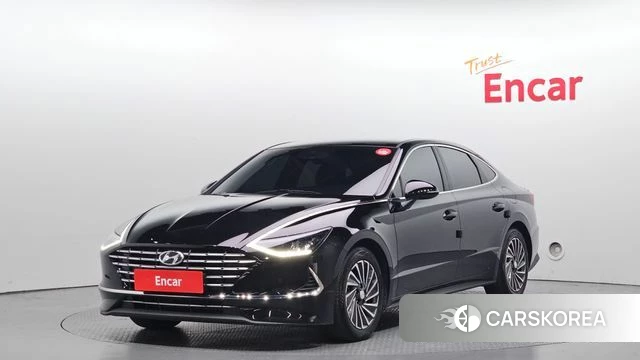 Hyundai Sonata Hybrid (DN8) 2022 Черный из Кореи
