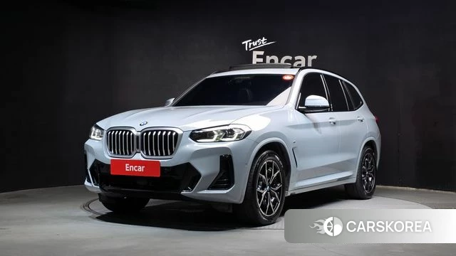 BMW X3 (G01) 2022 Светло-серебряный цвет из Кореи