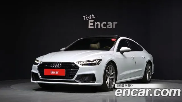 Audi A7 (4K) 2020 Белый из Кореи