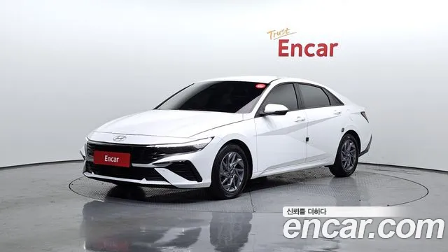 Hyundai The New Avante (CN7) 2023 Белый из Кореи