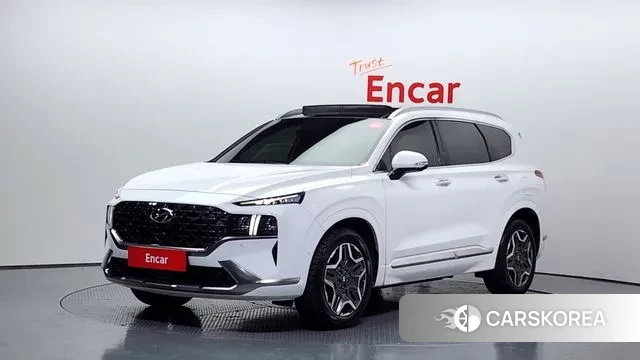 Hyundai The New Santa Fe 2021 Белый из Кореи