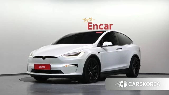 Tesla Model X 2023 Белый из Кореи
