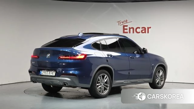 BMW X4 (G02) 2021 Синий из Кореи