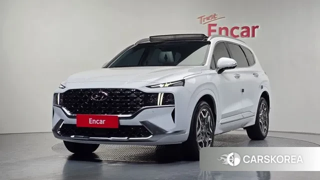 Hyundai The New Santa Fe 2021 Белый из Кореи