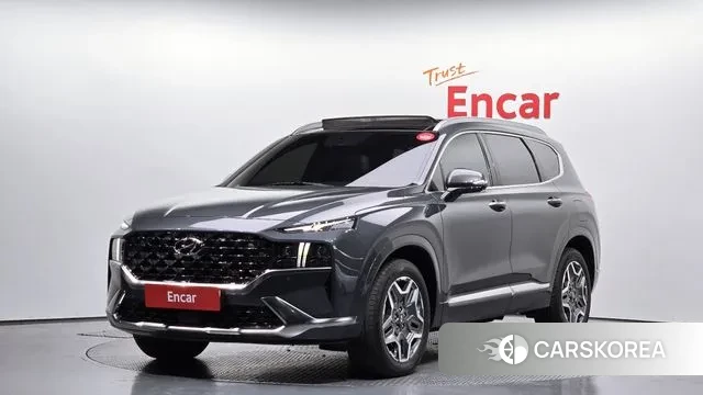 Hyundai The New Santa Fe 2022 Серый из Кореи