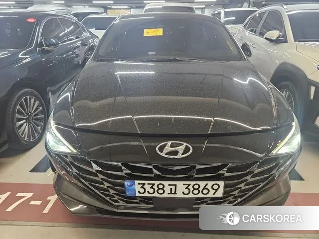 Hyundai Avante (CN7) 2022 Черный из Кореи