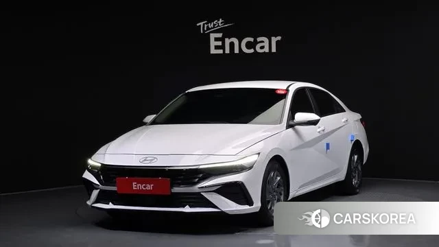 Hyundai The New Avante (CN7) 2023 Белый из Кореи