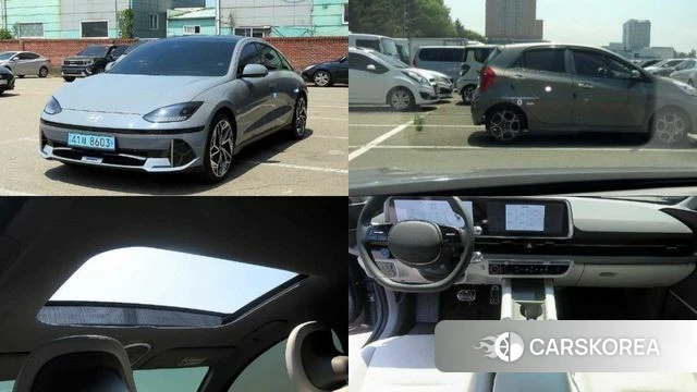 Hyundai Ionic 6 2023 Серебристо-серый из Кореи