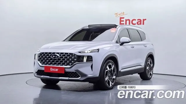 Hyundai The New Santa Fe 2020 Серебристо-серый из Кореи