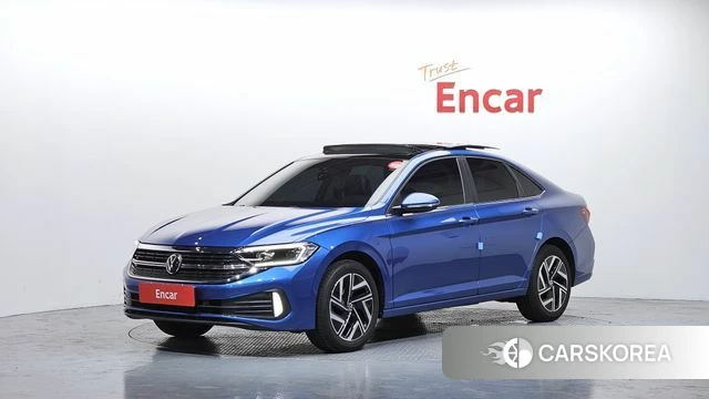 Volkswagen 7th Generation of Jetta 2023 Синий из Кореи
