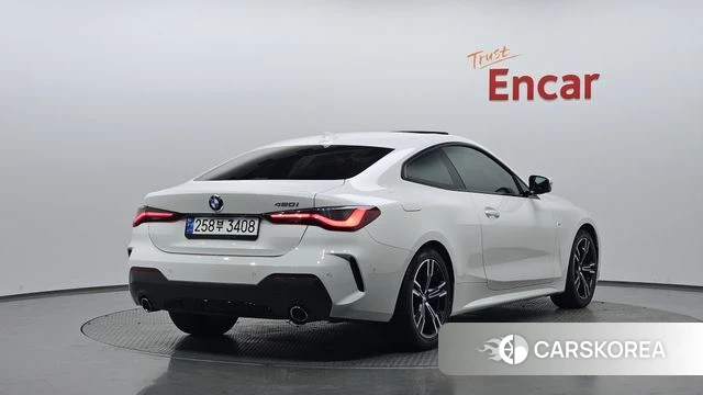 BMW 4 Series (G22) 2021 Белый из Кореи