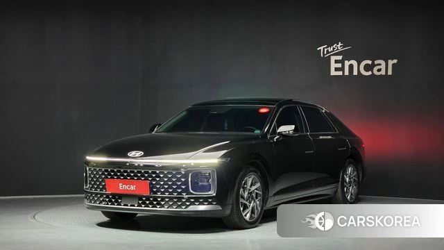Hyundai Grandeur Hybrid (GN7) 2024 Черный из Кореи