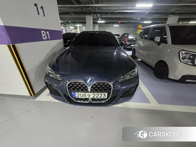 BMW 4 Series (G22) 2021 Синий из Кореи