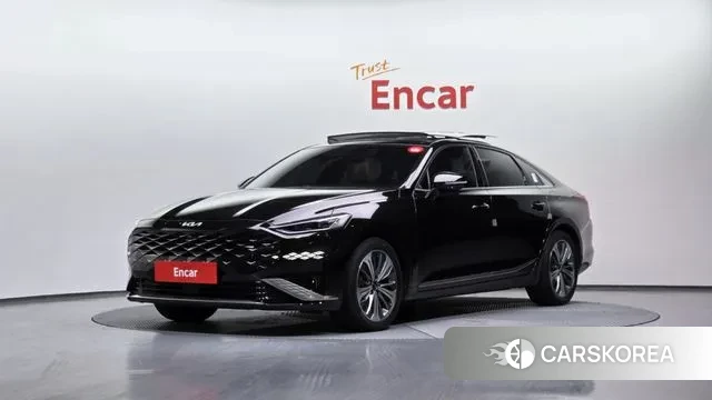 Kia K8 Hybrid 2021 Черный из Кореи