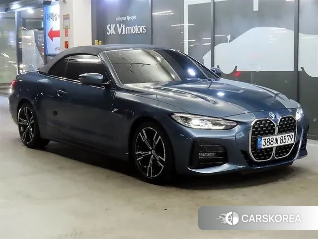 BMW 4 Series (G22) 2023 Синий из Кореи