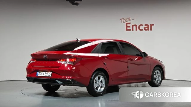 Hyundai Avante (CN7) 2022 Красный из Кореи