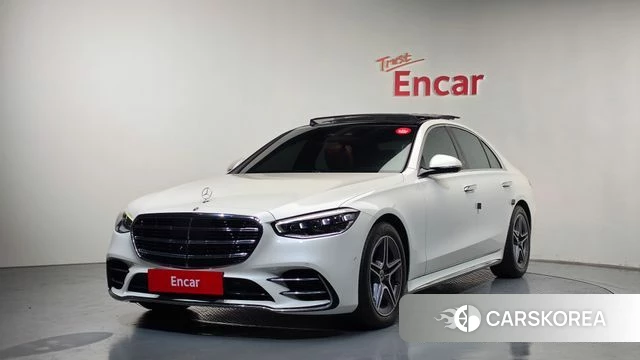 Mercedes-Benz S-Class W223 2023 Белый из Кореи