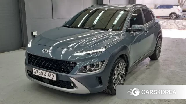 Hyundai The New Kona Hybrid 2021 Синий нефрит из Кореи