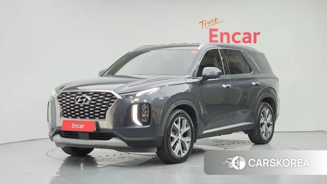Hyundai Palisade 2021 Небесно-голубой из Кореи