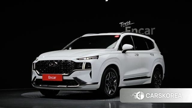 Hyundai The New Santa Fe 2023 Белый из Кореи