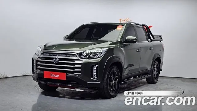 Ssangyong The New Rexton Sport 2022 Темно-зеленый из Кореи