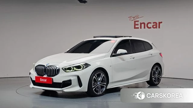 BMW 1 Series (F40) 2023 Белый из Кореи