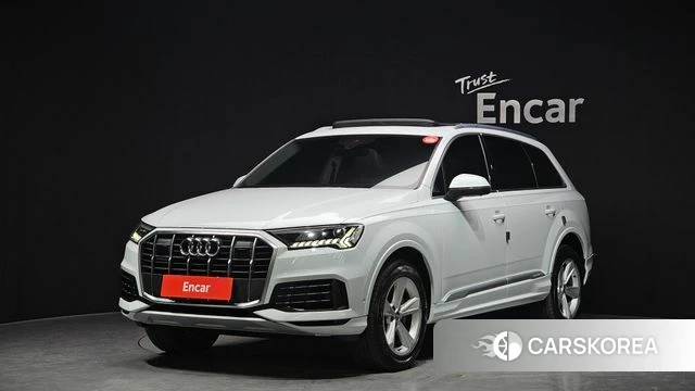 Audi Q7 (4M) 2021 Белый из Кореи