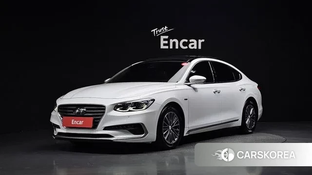 Hyundai Grandeur IG Hybrid 2018 Белый из Кореи
