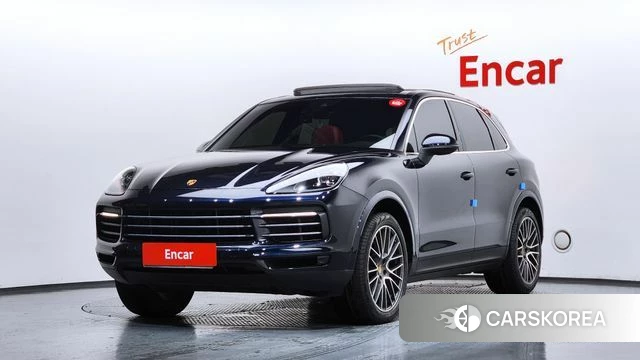 Porsche Cayenne (PO536) 2019 Синий из Кореи