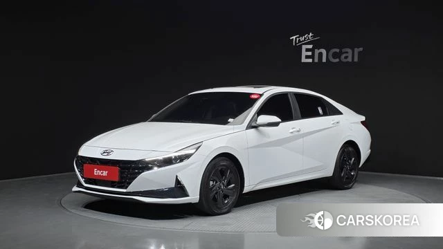 Hyundai Avante (CN7) 2022 Белый из Кореи