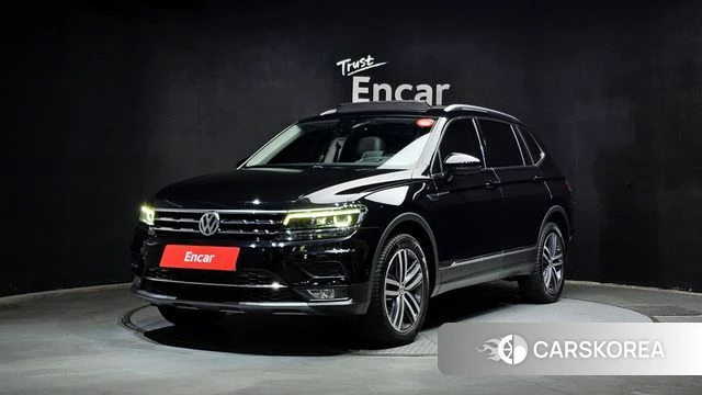 Volkswagen Tiguan Allspace 2020 Черный из Кореи