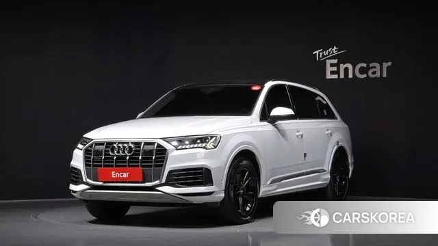 Audi Q7 (4M) 2021 Белый из Кореи