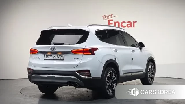 Hyundai Santa Fe TM 2019 Белый из Кореи