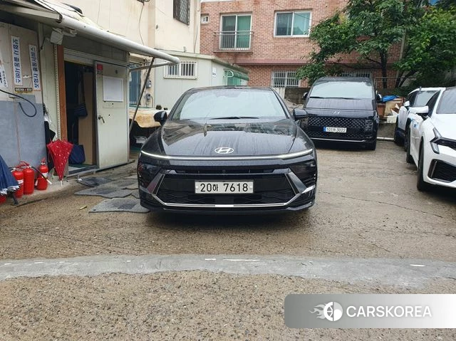 Hyundai Sonata D Edge (DN8) 2023 Черный из Кореи