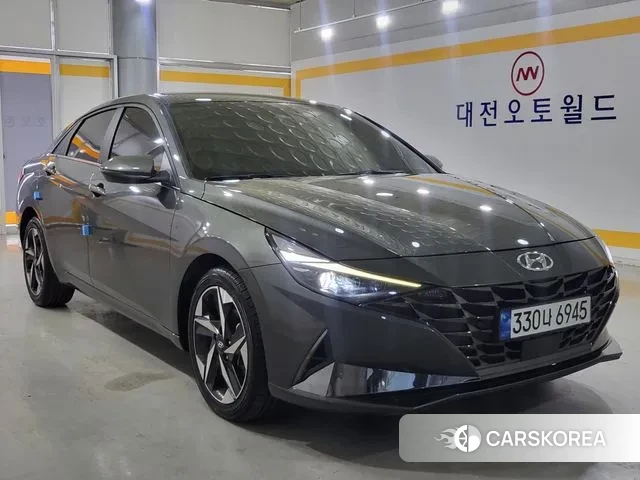 Hyundai Avante (CN7) 2022 Серый из Кореи
