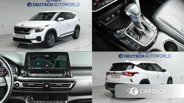 Kia Seltos 2021 Белый из Кореи