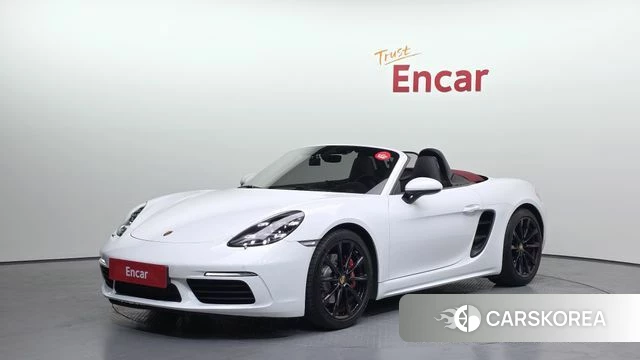 Porsche 718 Boxster 2019 Белый из Кореи
