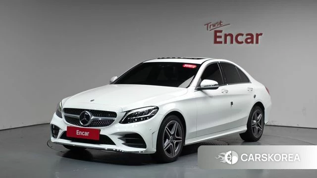 Mercedes-Benz C-Class W205 2021 Белый из Кореи