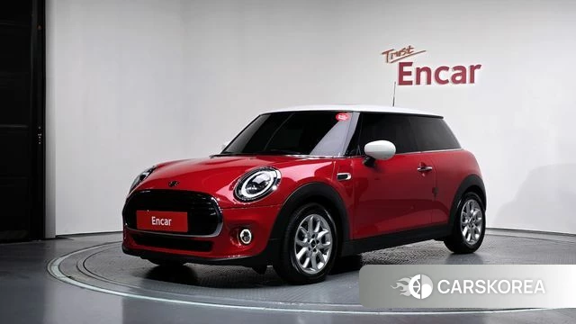 Mini Cooper 2021 Красный из Кореи