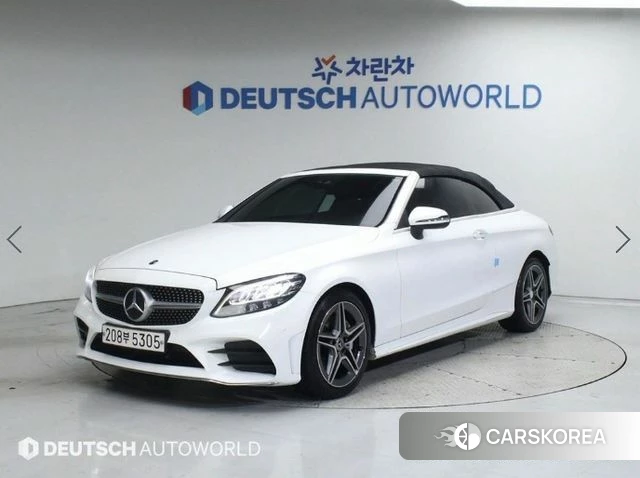 Mercedes-Benz C-Class W205 2019 Белый из Кореи