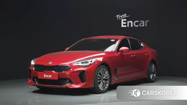 Kia Stinger 2018 Красный из Кореи