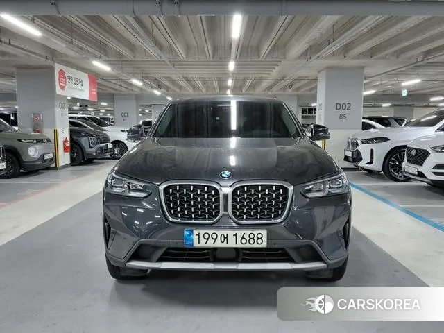 BMW X4 (G02) 2021 Черный из Кореи