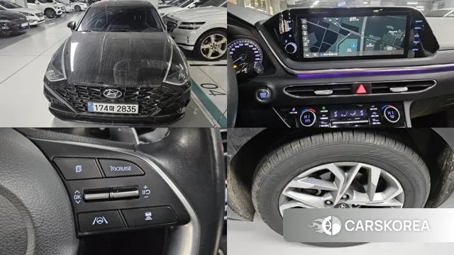 Hyundai Sonata (DN8) 2022 Черный из Кореи