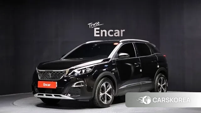 Peugeot 3008 second generation 2019 Черный из Кореи