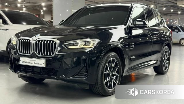 BMW X3 (G01) 2022 Черный из Кореи