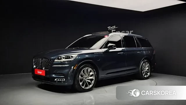 Lincoln Aviator 2nd generation 2022 Синий из Кореи