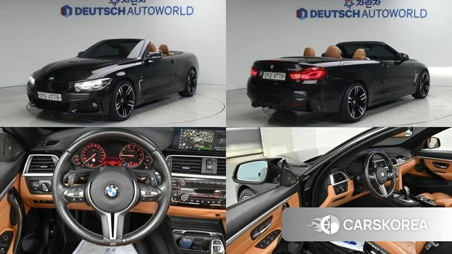 BMW 4 Series (F32) 2018 Черный из Кореи