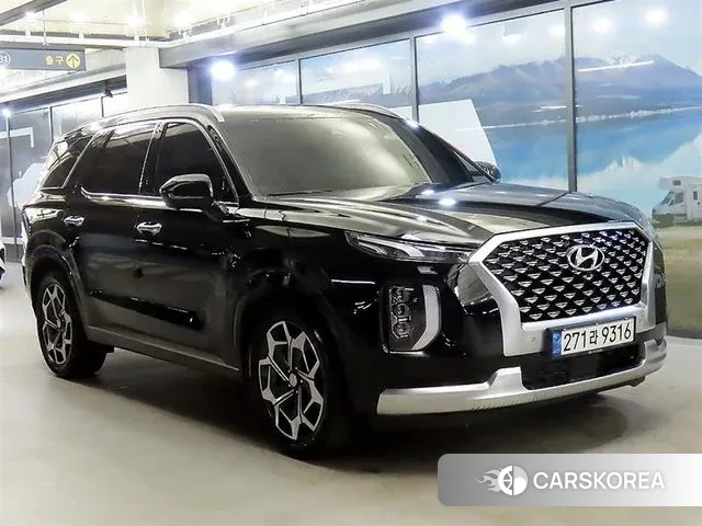 Hyundai Palisade 2021 Черный из Кореи