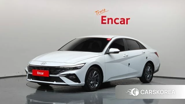 Hyundai The New Avante (CN7) 2023 Белый из Кореи